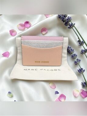 MARC JACOBS The Color block Card Case with Dustbag/EUC